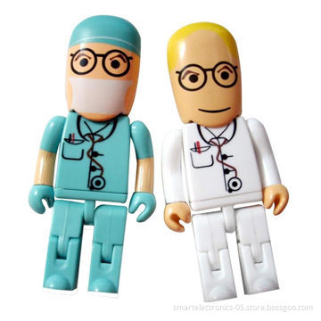 Doctor USB flash drives, 5-year warranty, free custom, printing, package, grade A, 64MB-128GB/gifts
